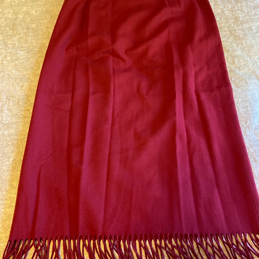 Pendelton Beige Wool Skirt size 12.